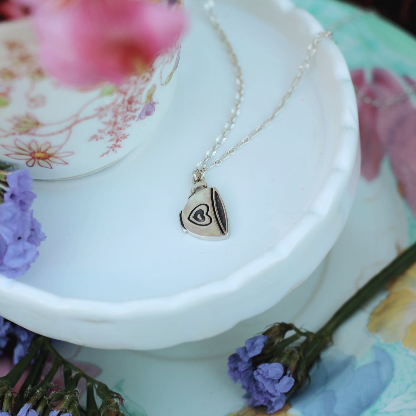 West Coast Teacup Necklace