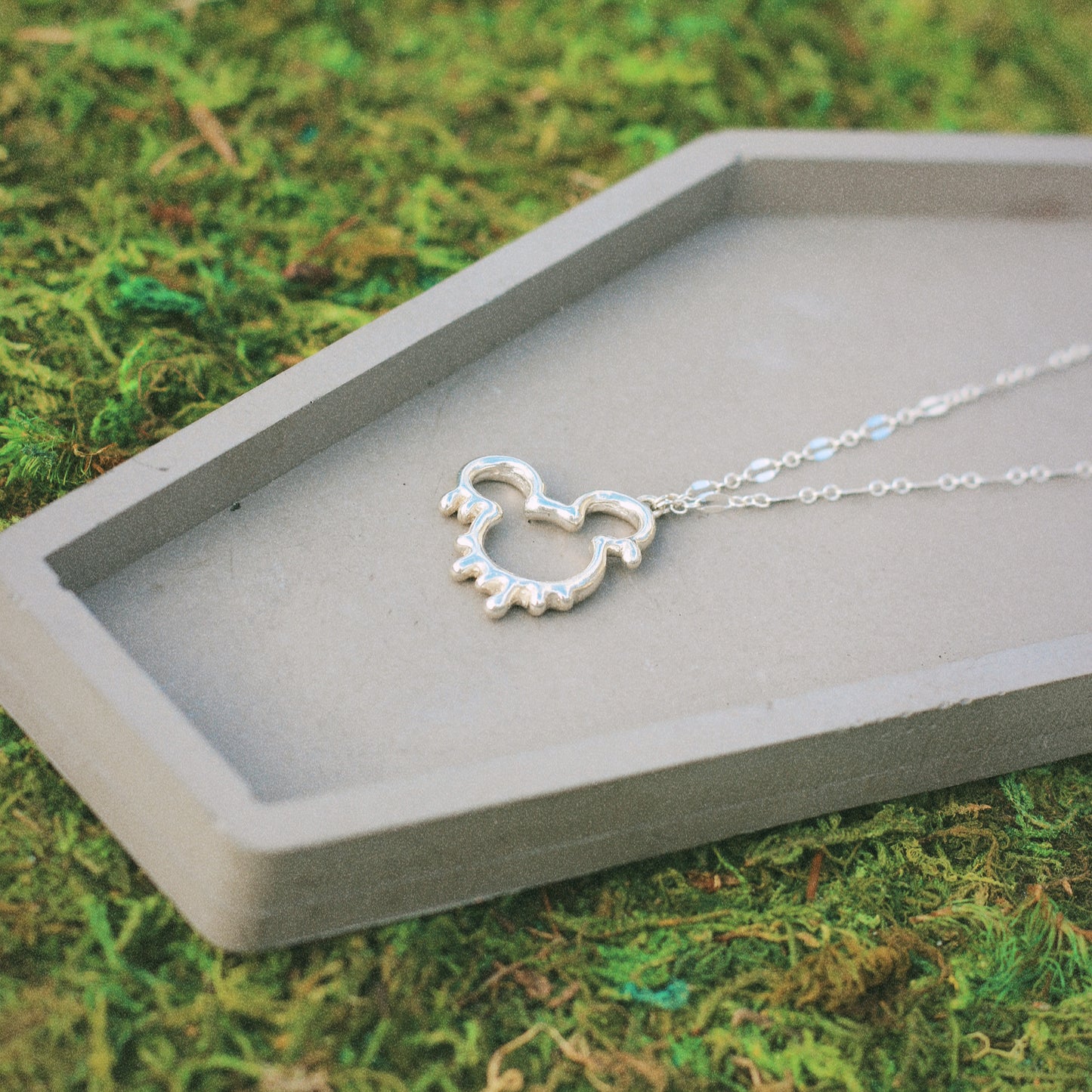Melting Mouse Necklace