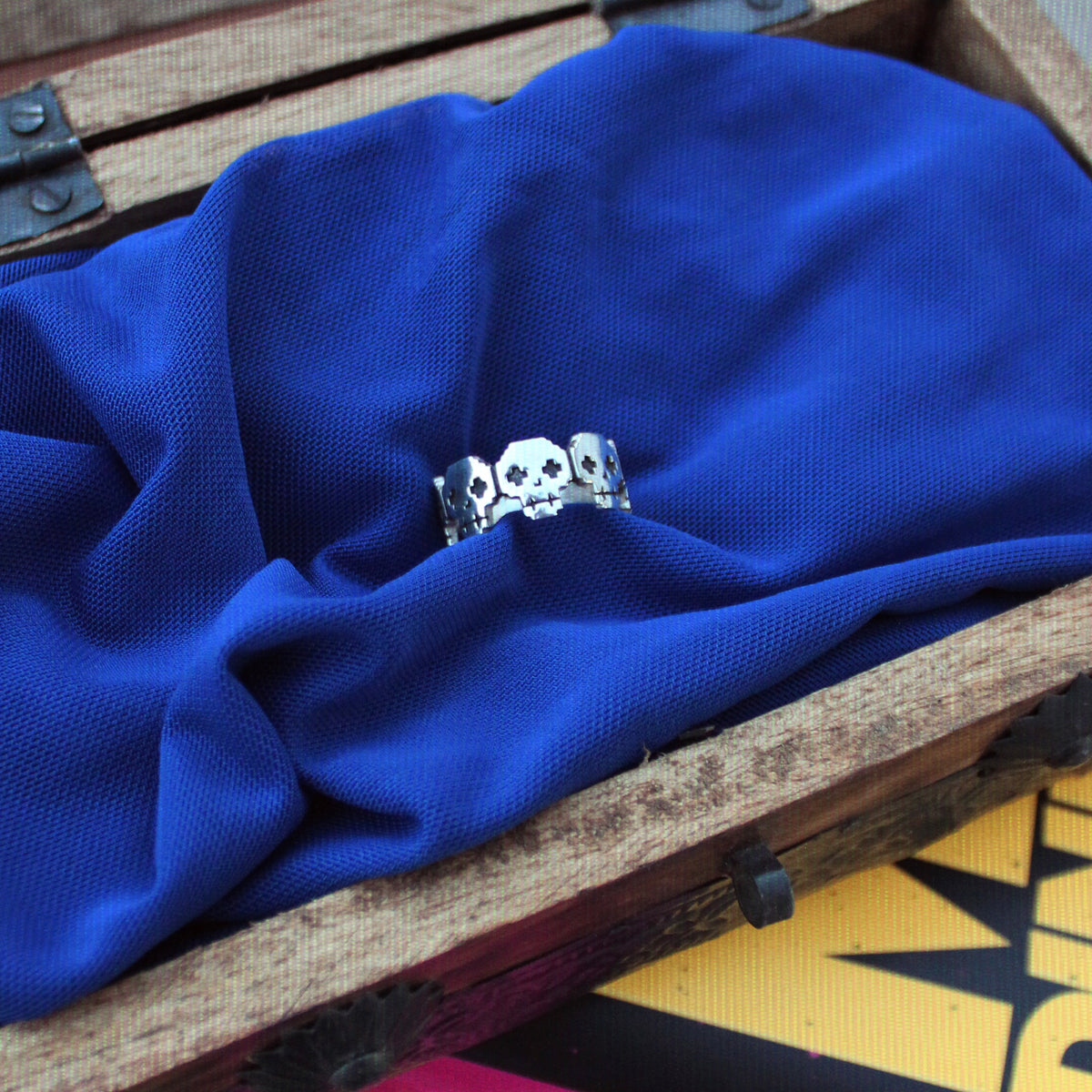 Player Killer Skull Band Ring