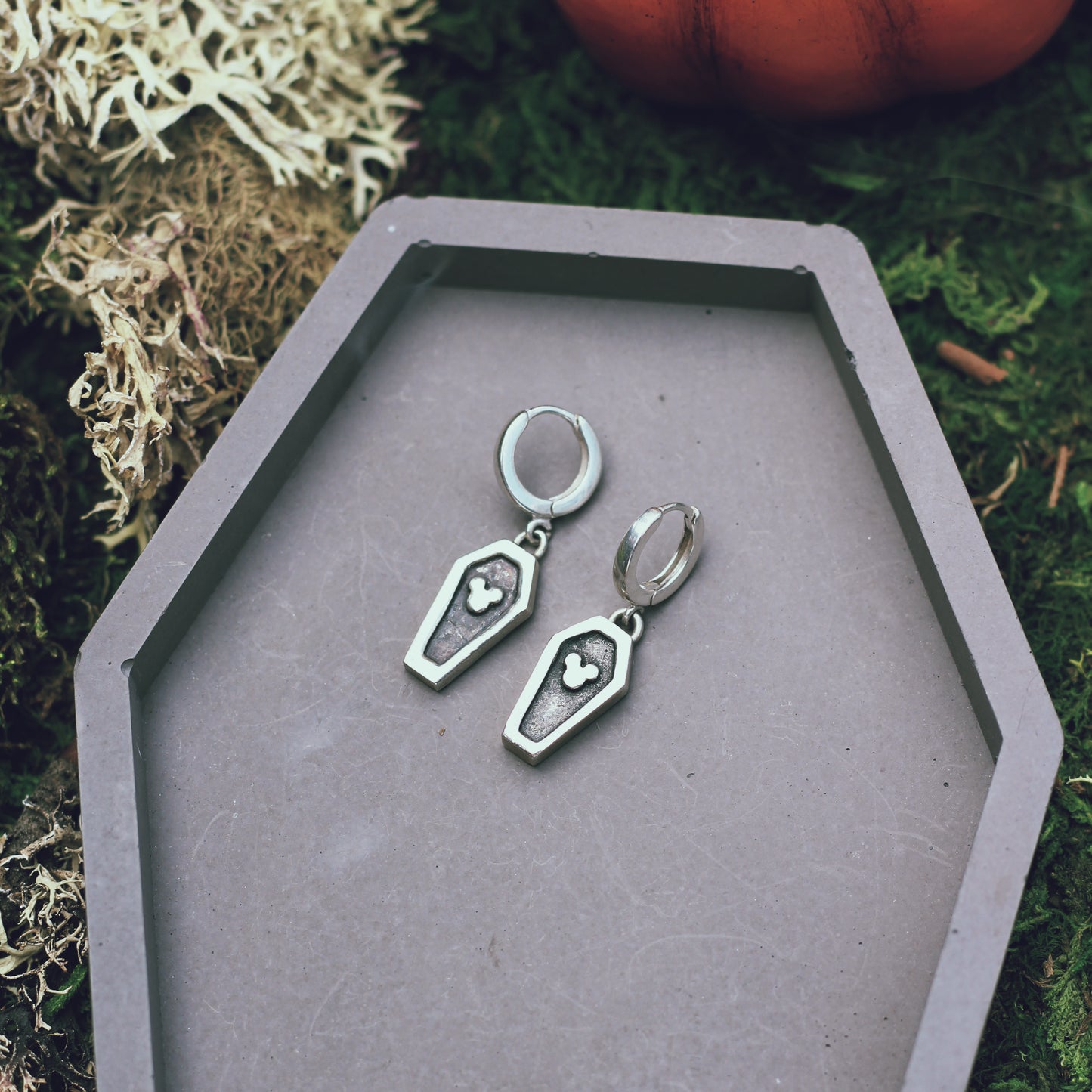 Mouse Coffin Earrings