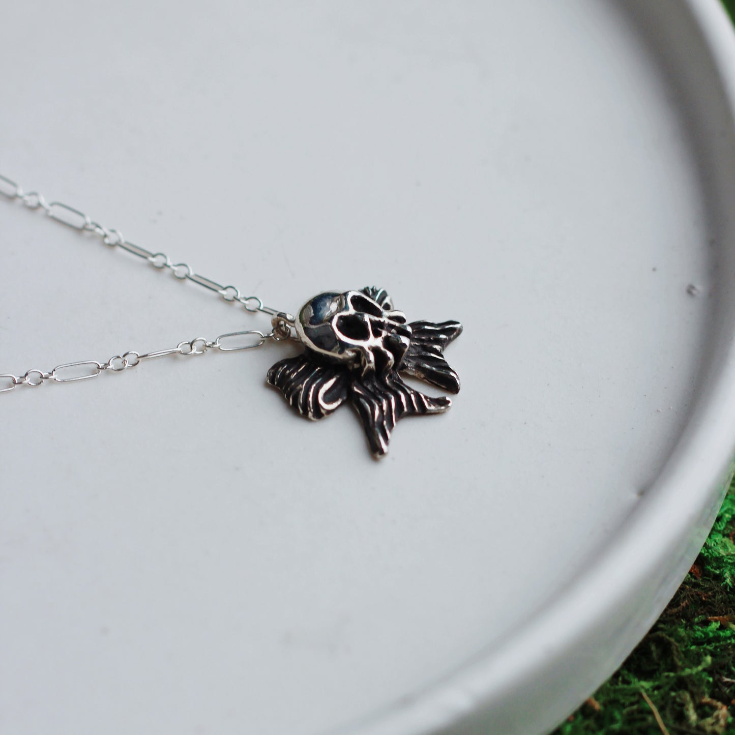 Skull Bow Necklace