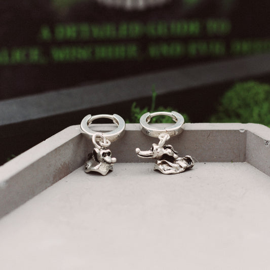 Ghost Pup Earrings