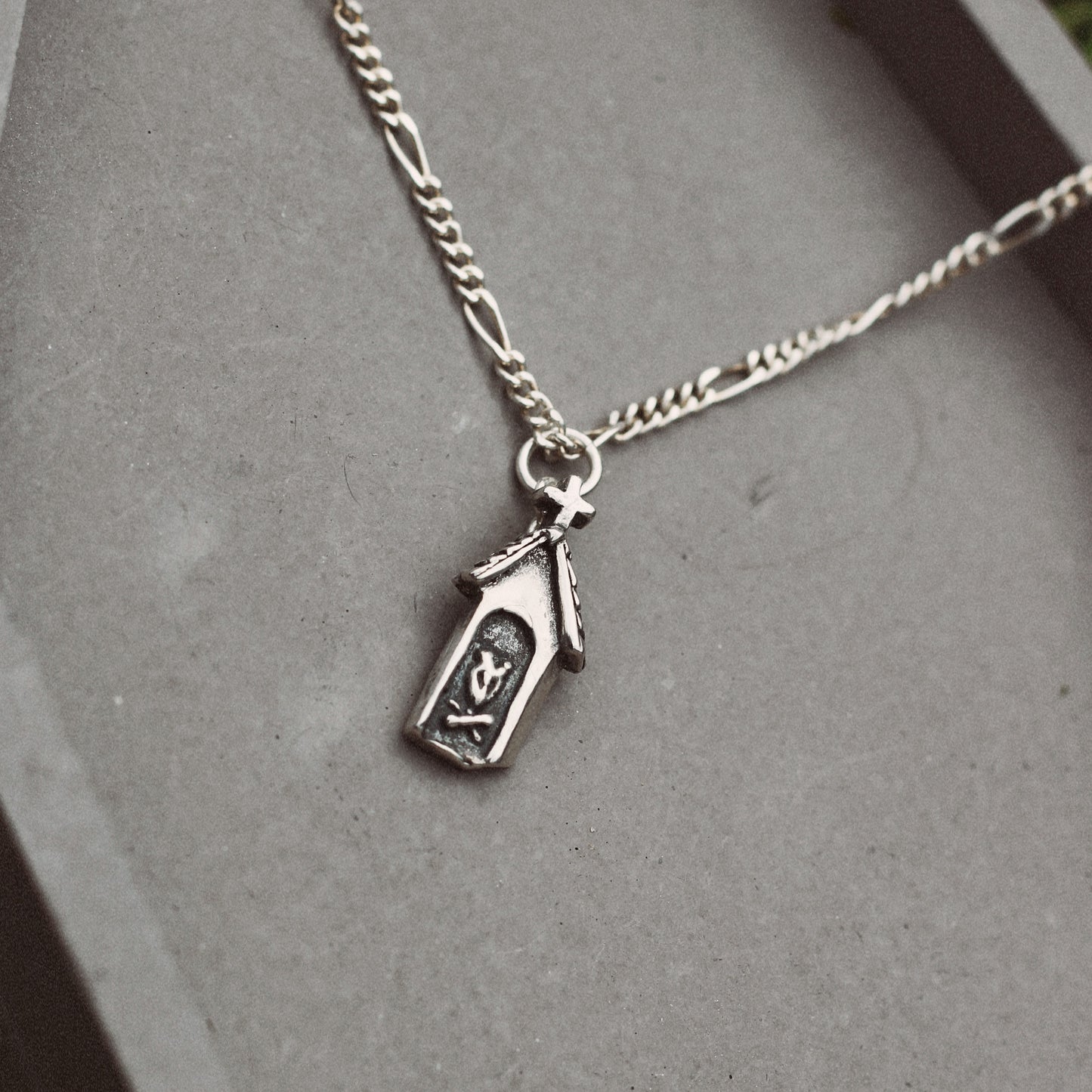 Ghost Dog House Necklace