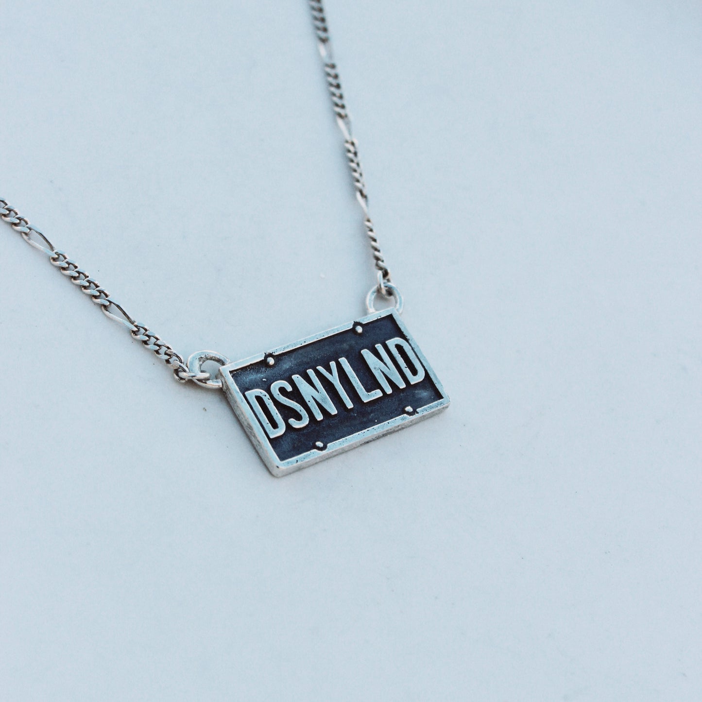 License Plate Necklace