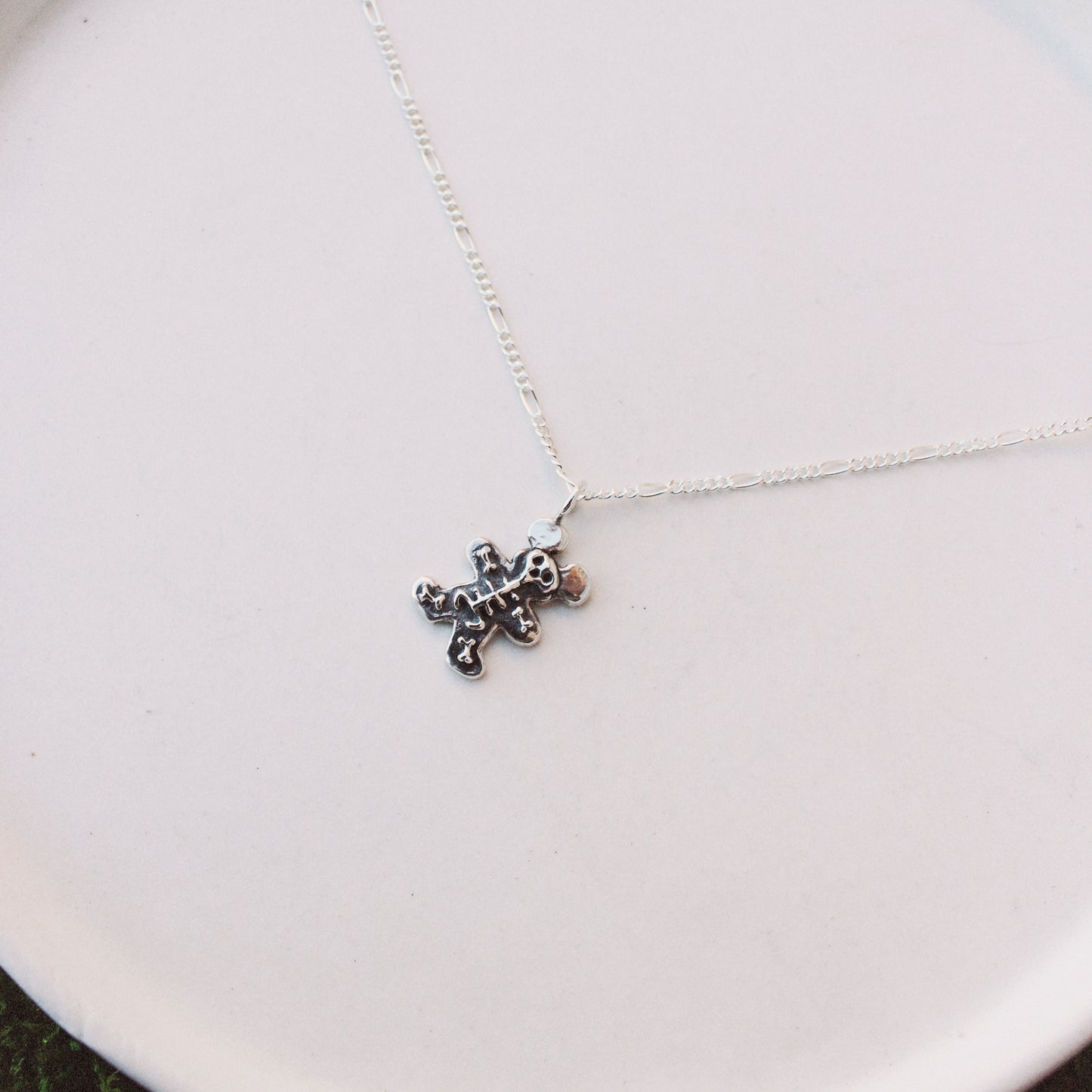 Skeleton Gingerbread Necklace