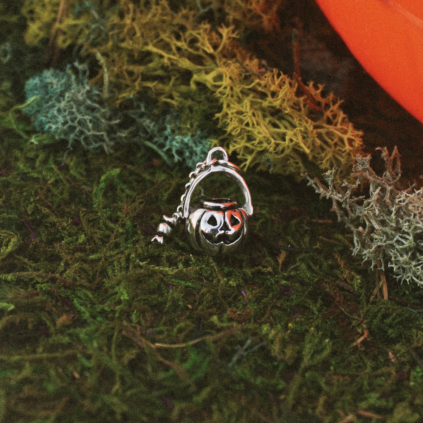 Trick or Treat Pumpkin Pail Charm + Necklace