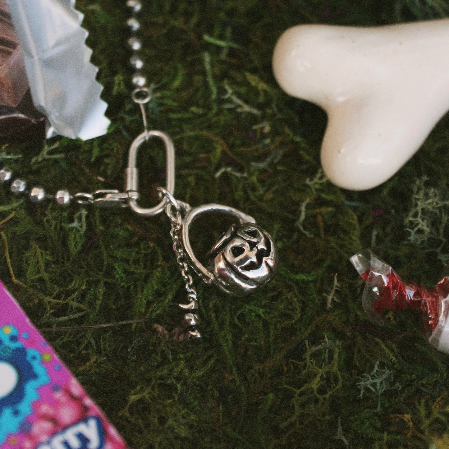Trick or Treat Pumpkin Pail Charm + Necklace