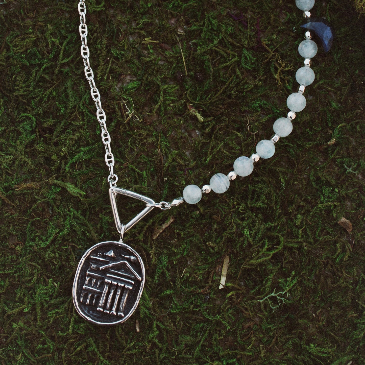 West Coast Mansion Charm + Necklace