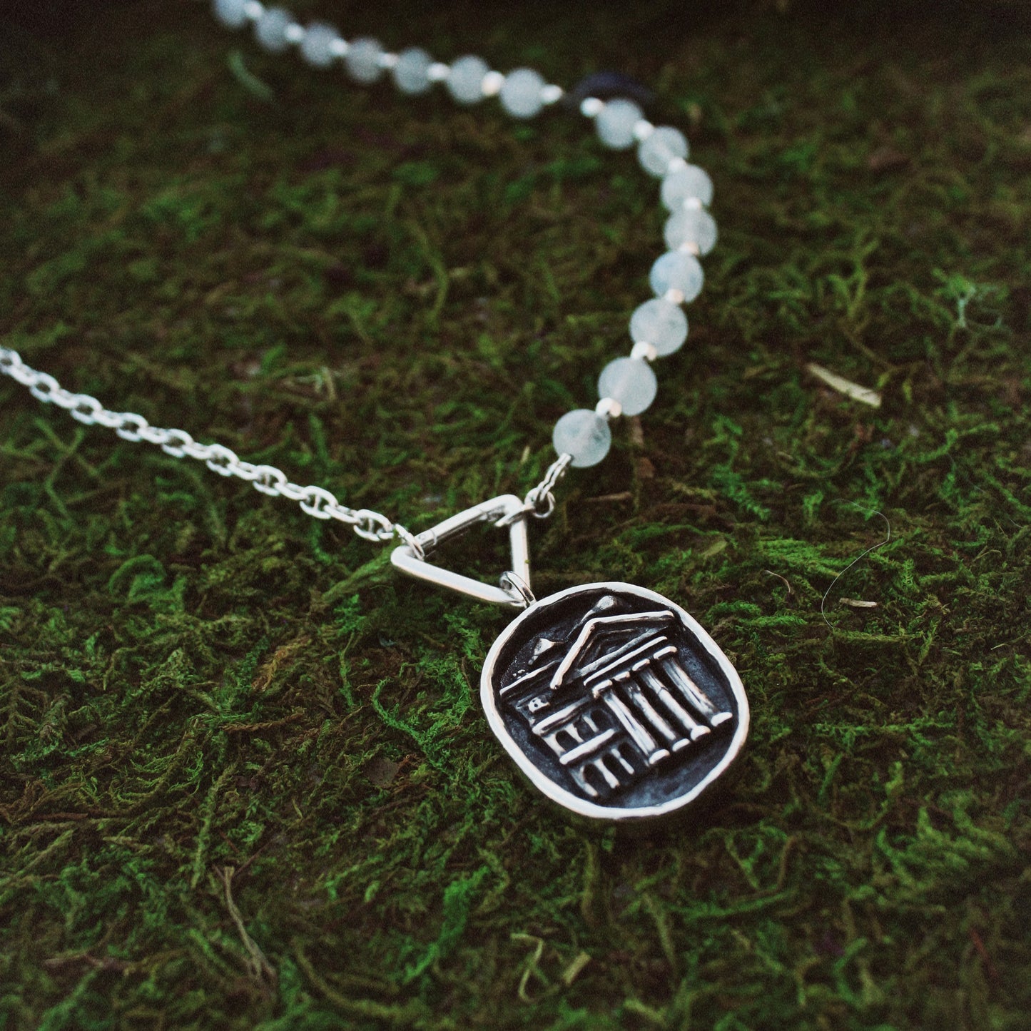 West Coast Mansion Charm + Necklace