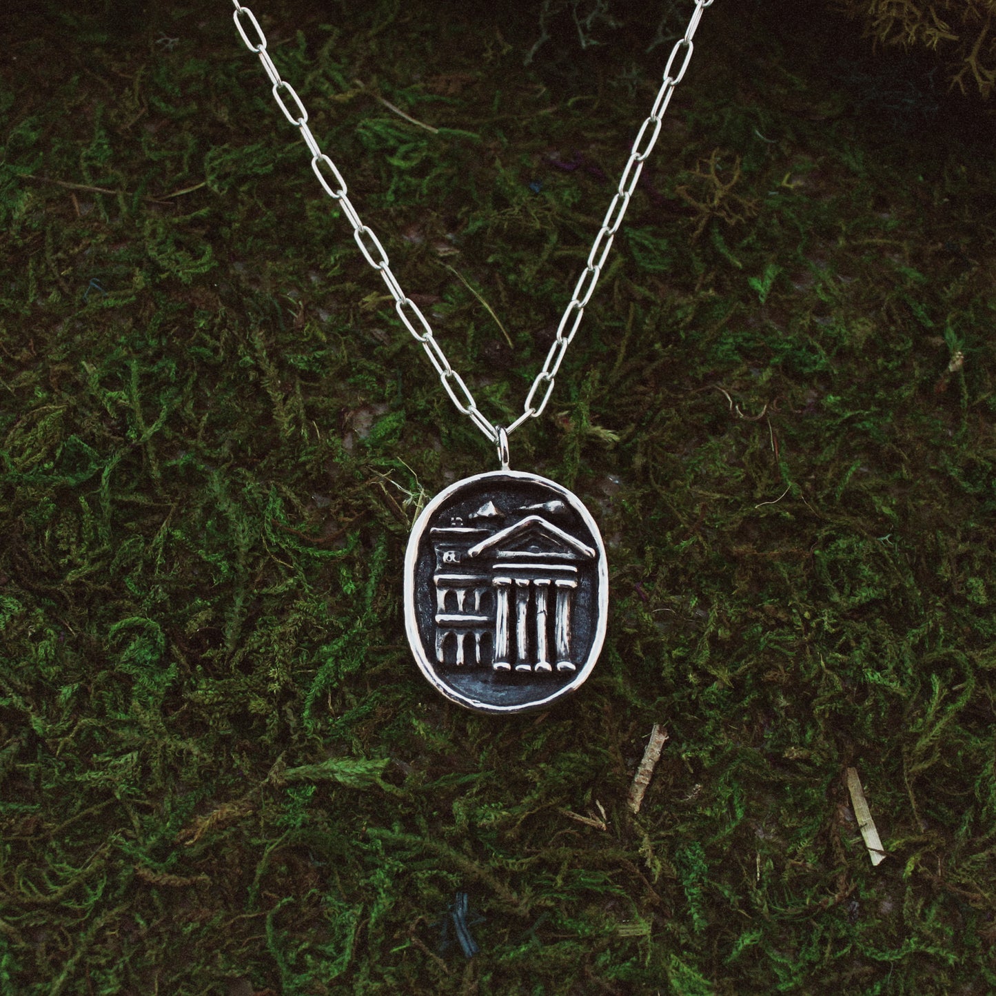West Coast Mansion Charm + Necklace