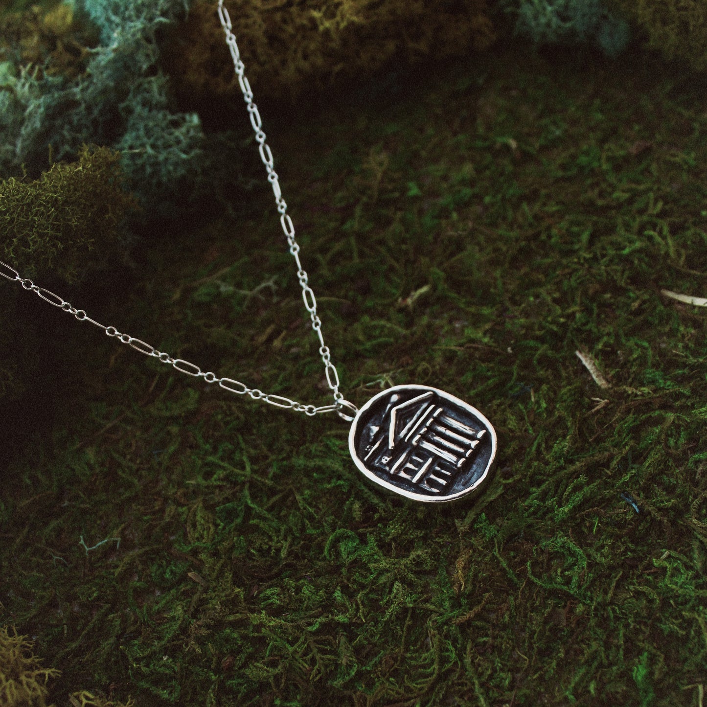 West Coast Mansion Charm + Necklace