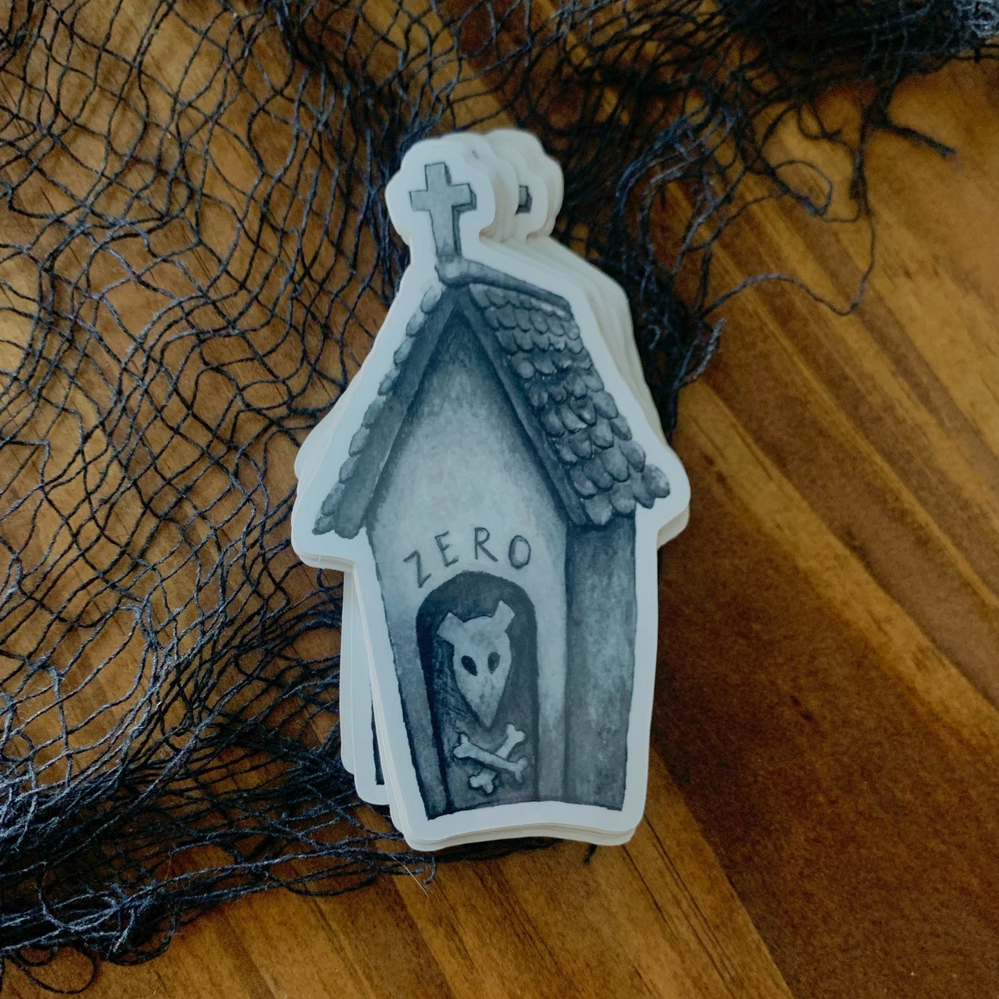 Ghost Dog House Sticker