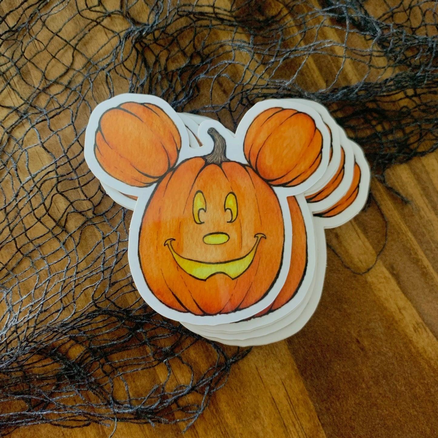 Mouse Pumpkin Sticker