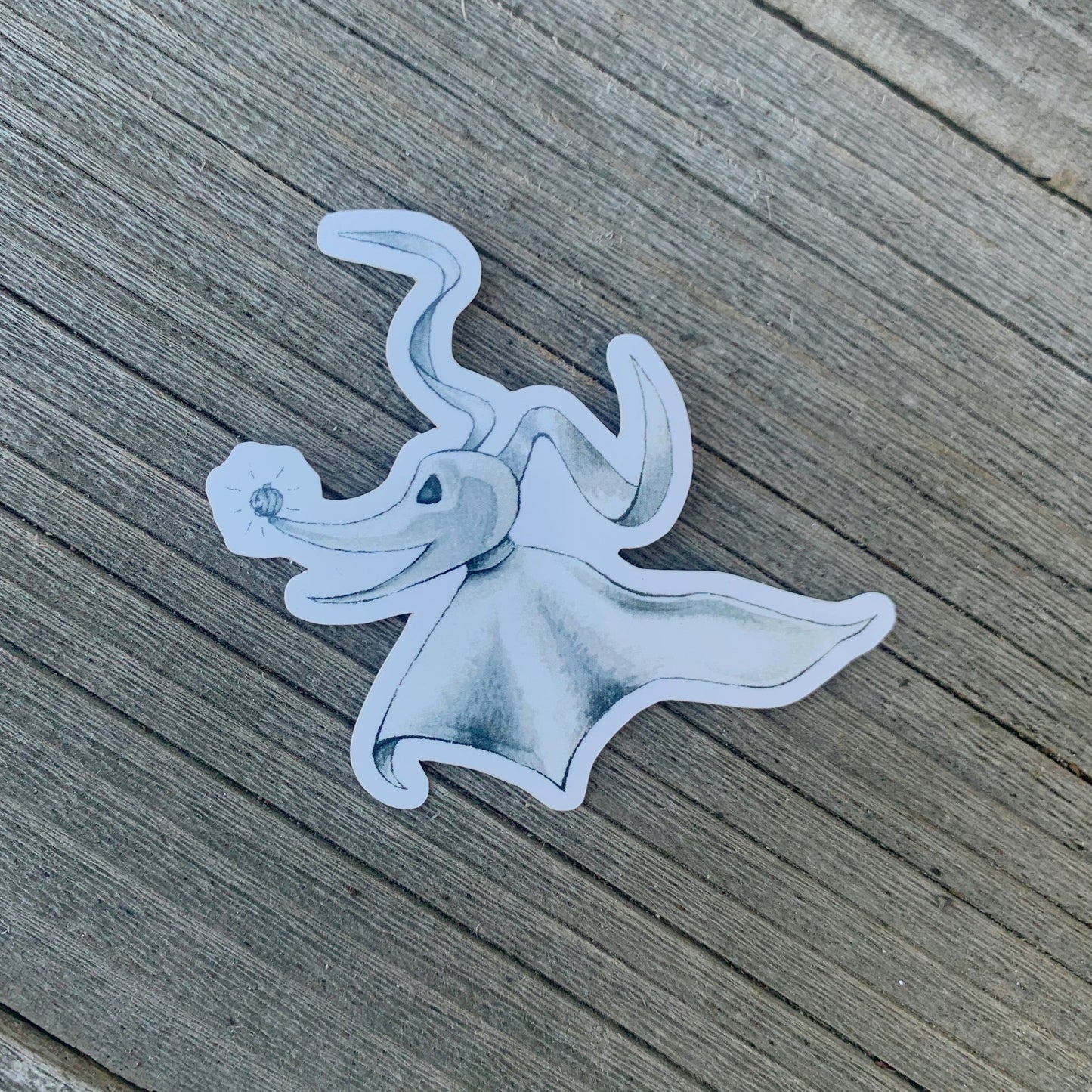 Ghost Pup Sticker
