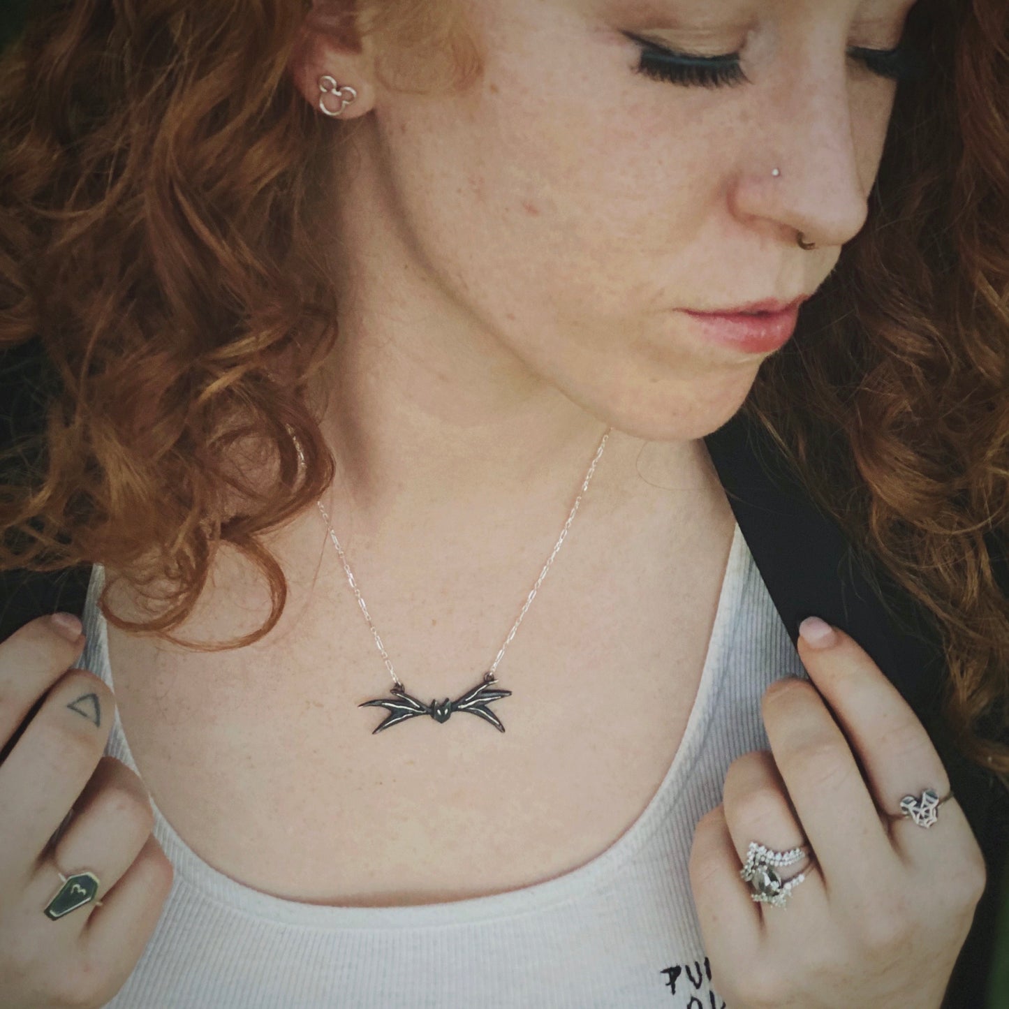 Bone Daddy Bow Tie Necklace