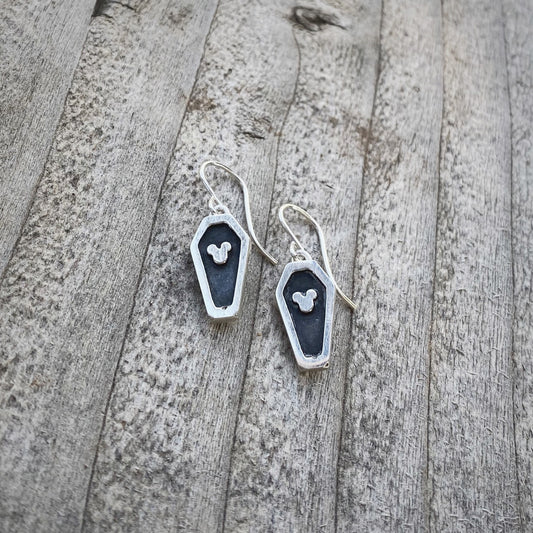 Mouse Coffin Earrings